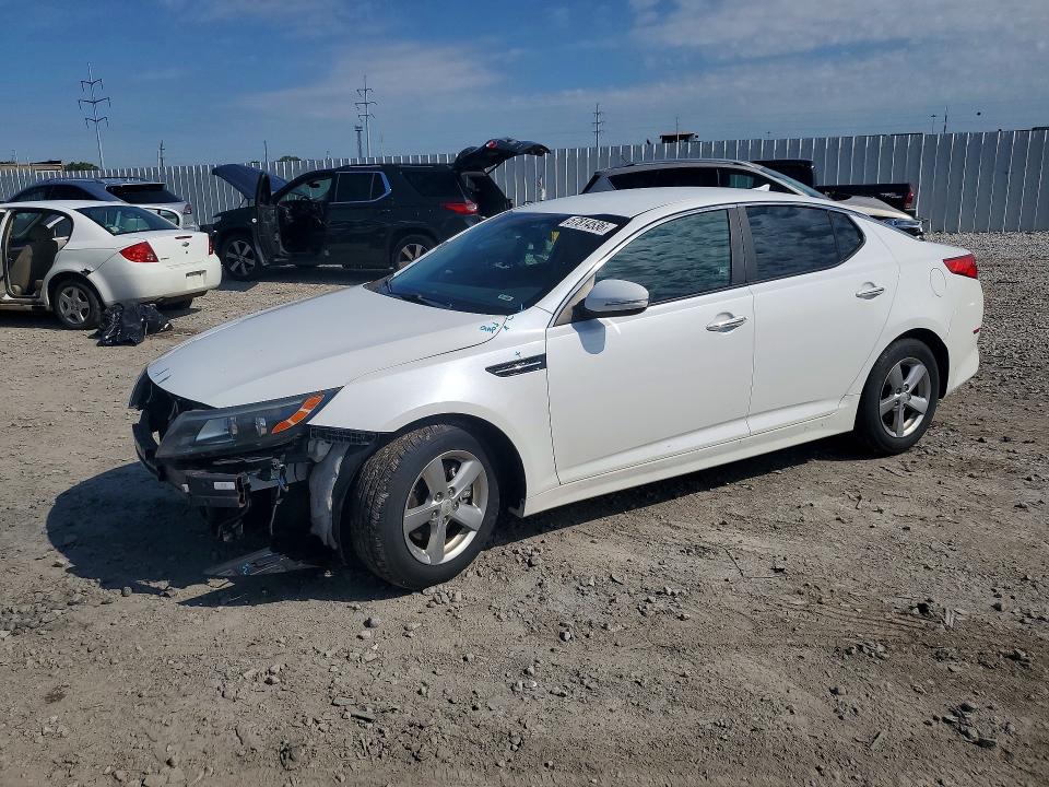 2014 Kia VIN 5XXGM4A73EG319906 COPART salvage auction — FRONT END, OH - CERT OF TITLE-SALVAGE, sold $975 on 2026-07-24 (photo 1)