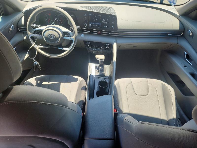 2021 Hyundai Elantra VIN 5NPLM4AGXMH000441 COPART salvage auction — FRONT END, AZ - CERT OF TITLE - SALVAGE, sold $3,050 on 2026-07-27 (photo 8)