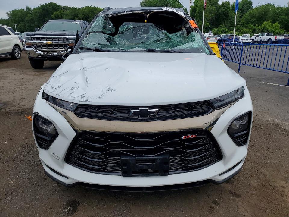 2021 Chevrolet Trailblazer VIN KL79MUSL8MB002841 COPART salvage auction — ROLLOVER, In - Certificate Of Title, sold $4,700 on 2026-07-30 (photo 5)