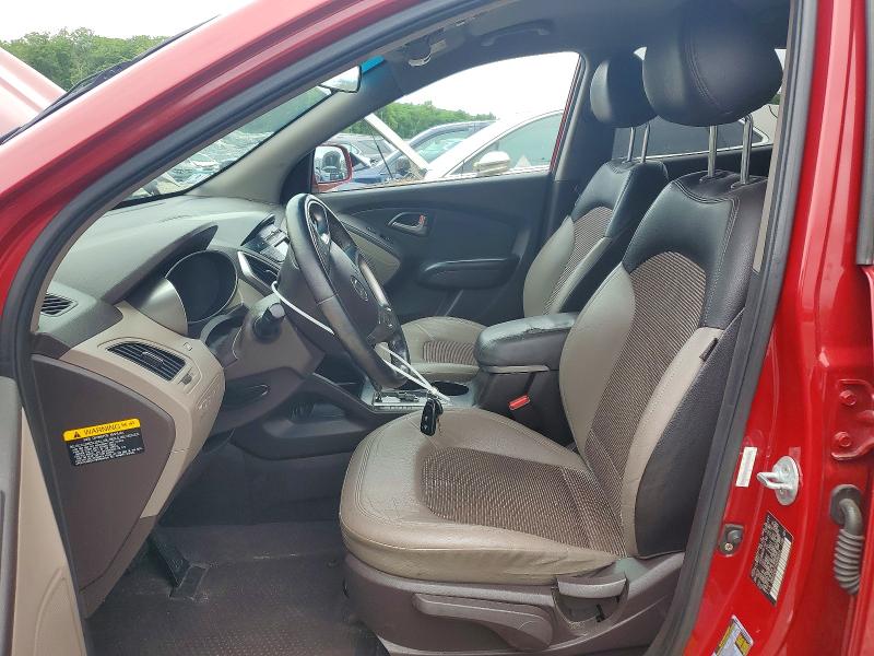 2010 Hyundai Tucson VIN KM8JUCAC7AU056610 COPART salvage auction — FRONT END, Ma - Cert Of Title-Reconstrctd Coll, sold $850 on 2026-07-08 (photo 7)