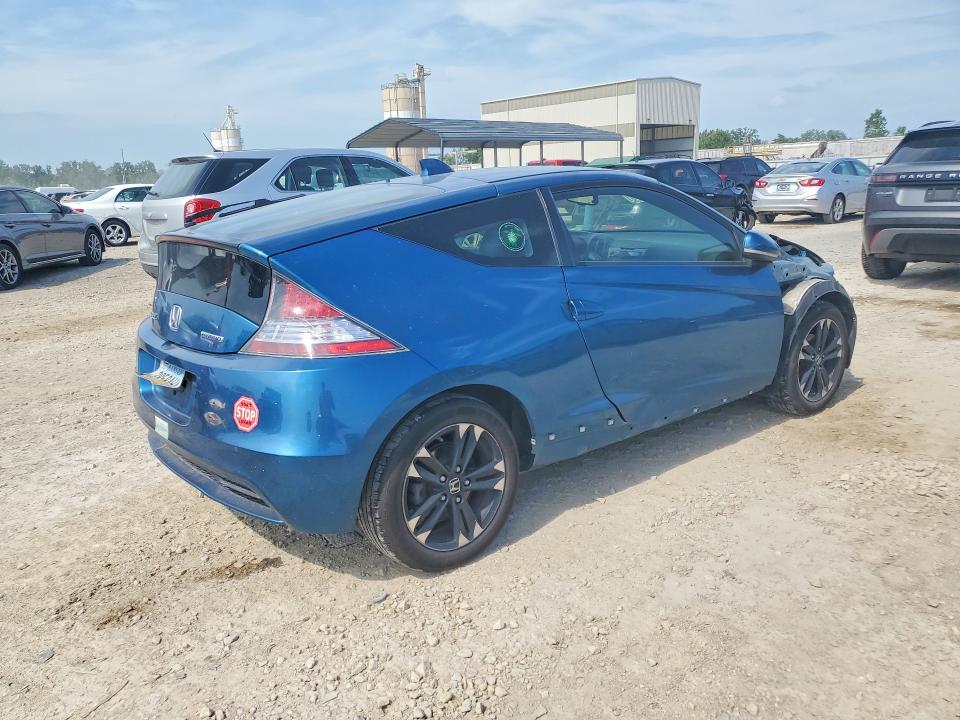 2014 Honda Cr-z VIN JHMZF1D68ES002874 COPART salvage auction — FRONT END, Ks - Cert Of Title-Salvage, sold $500 on 2026-07-23 (photo 3)
