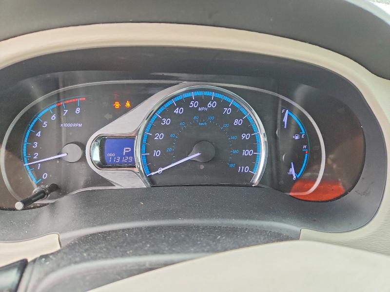 2012 Toyota Sienna VIN 5TDDK3DC2CS044357 COPART salvage auction — REAR END, Il - Salvage Certificate, sold $4,150 on 2026-07-23 (photo 9)