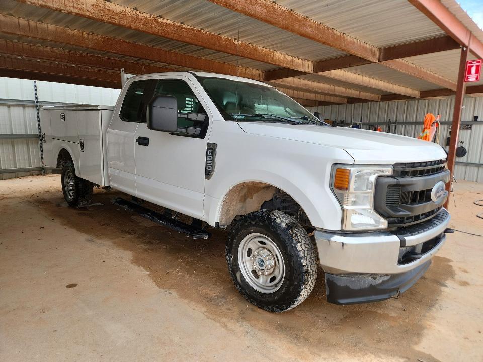 2021 Ford F-250 super duty VIN 1FT7X2B62MED14913 COPART salvage auction — HAIL, TX - CERTIFICATE OF TITLE, sold $13,100 on 2026-07-14 (photo 4)