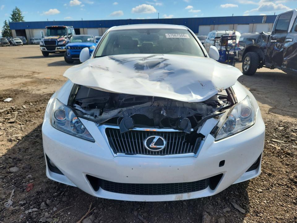 2013 Lexus Is VIN JTHBF5C29D5190423 COPART salvage auction — FRONT END, MI - CERTIFICATE OF TITLE, sold $3,150 on 2026-07-31 (photo 5)