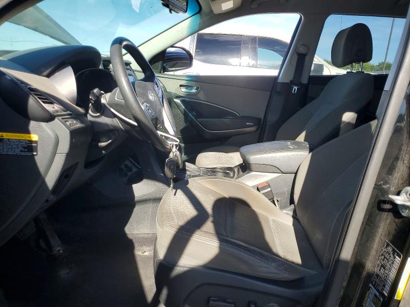 2016 Hyundai Santa fe VIN KM8SM4HF5GU143683 COPART salvage auction — REAR END, Ca - Dis/Dlr/Exp Only Clean Title (P), sold $1,500 on 2026-07-09 (photo 7)