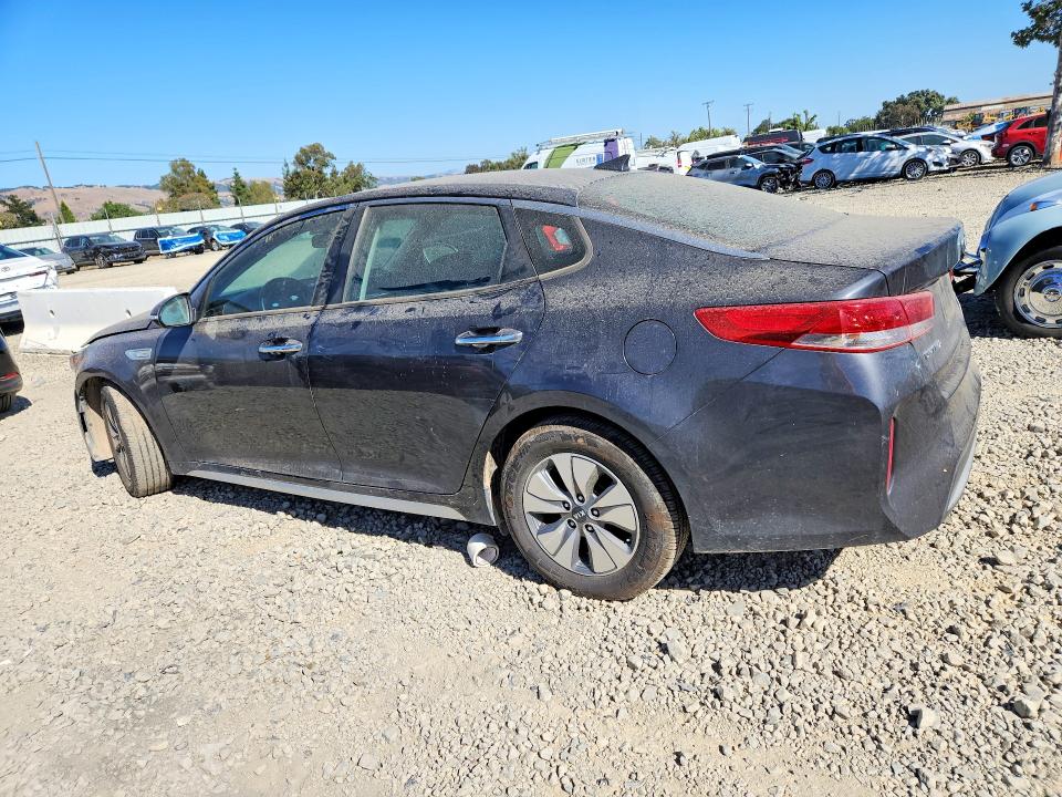 2017 Kia Optima hybrid VIN KNAGT4LE1H5008981 COPART salvage auction — FRONT END, CA - SALVAGE CERTIFICATE, sold $525 on 2026-07-16 (photo 2)