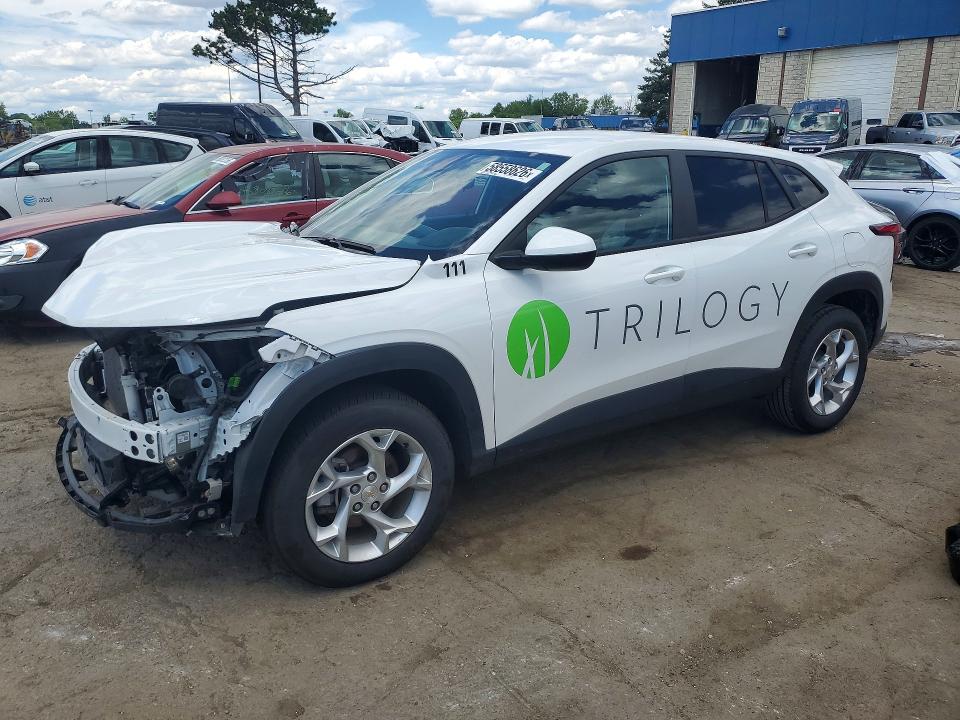 2024 Chevrolet VIN KL77LFE22RC200650 COPART salvage auction — FRONT END, Mi - Scrap Certificate Of Title, sold $2,600 on 2026-07-14 (photo 1)