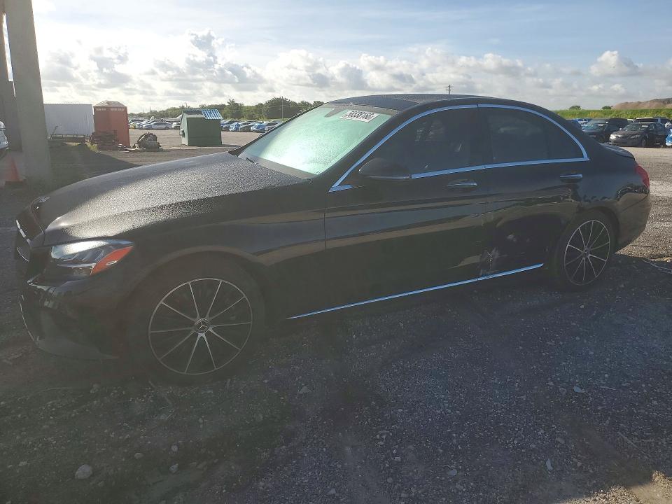 2020 Mercedes-benz C-klasse VIN W1KWF8DB2LR599606 — COPART salvage auction photo