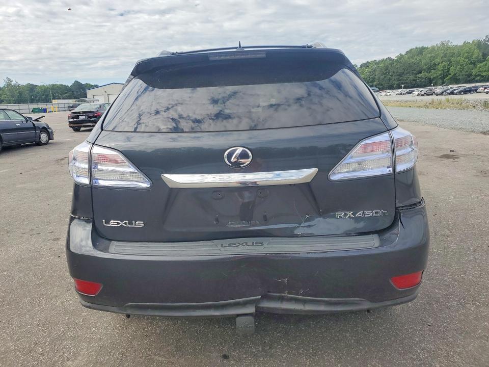 2010 Lexus Rx VIN JTJBC1BA9A2018494 COPART salvage auction — REAR END, Nc - Salvage Certificate Of Title, sold $1,850 on 2026-07-16 (photo 6)