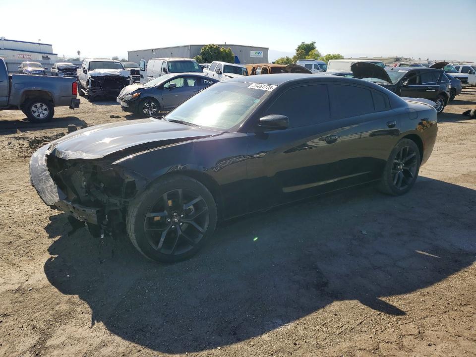 2021 Dodge Charger VIN 2C3CDXBG9MH653260 COPART salvage auction — FRONT END, Ca - Salvage Certificate, sold $3,250 on 2026-07-31 (photo 1)