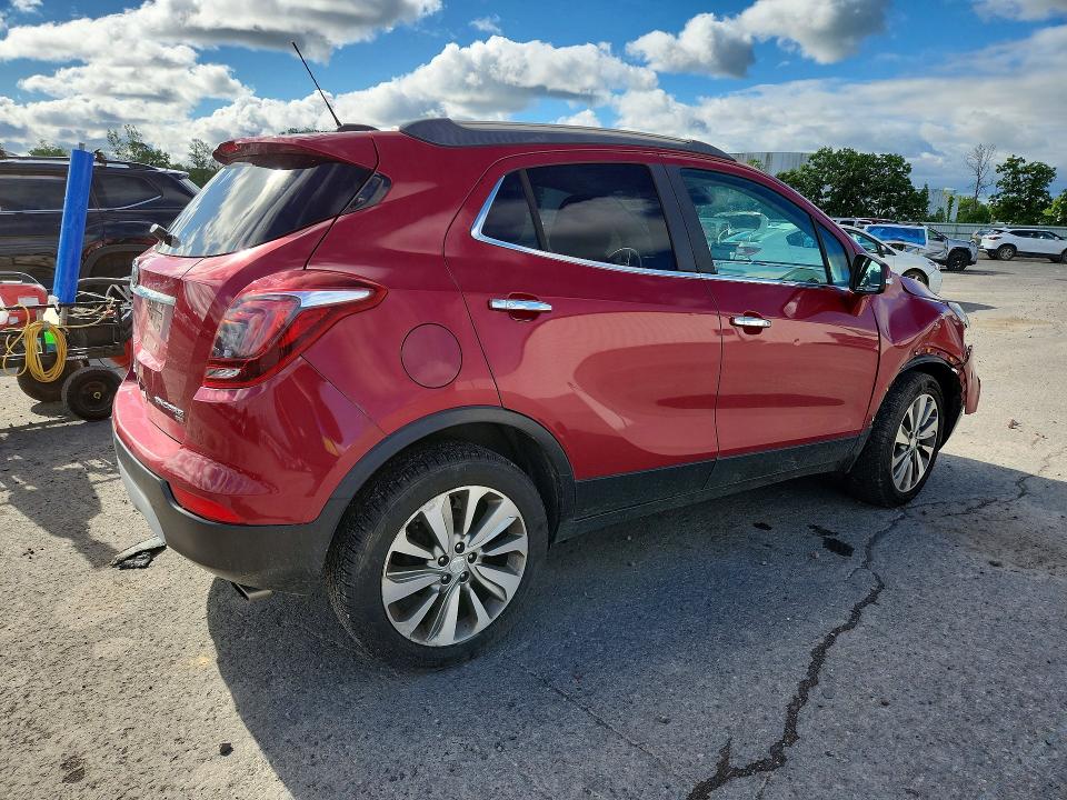 2017 Buick Encore VIN KL4CJESB7HB149005 COPART salvage auction — FRONT END, Ny - Mv-907A Salvage Certificate, sold $825 on 2026-07-20 (photo 3)