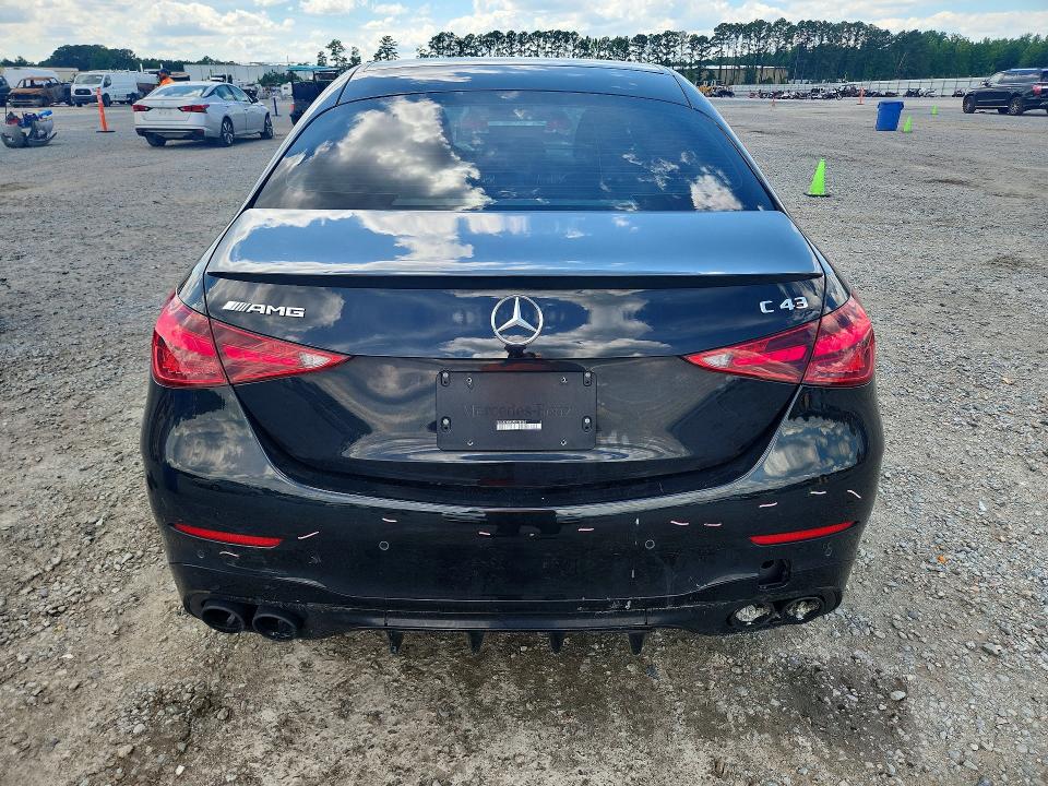 2023 Mercedes-benz C-klasse amg VIN W1KAF8HB5PR148440 COPART salvage auction — FRONT END, Nc - Salvage Certificate Of Title, sold $10,400 on 2026-07-27 (photo 6)