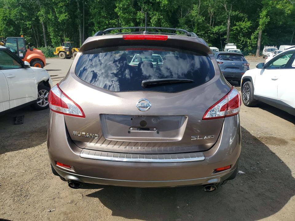 2011 Nissan Murano VIN JN8AZ1MWXBW175035 COPART salvage auction — FRONT END, Ma - Cert Of Title-Salvage, sold $675 on 2026-07-09 (photo 6)