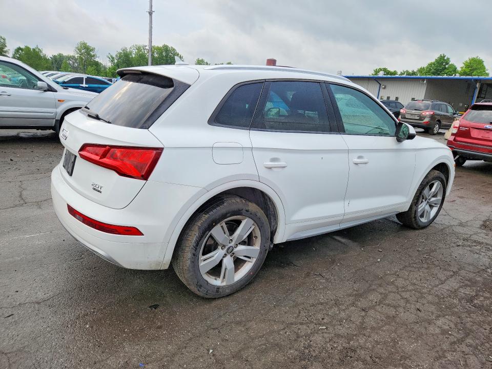 2018 Audi Q5 VIN WA1ANAFY7J2009142 COPART salvage auction — FRONT END, Ny - Mv-907A Salvage Certificate, sold $350 on 2026-07-23 (photo 3)