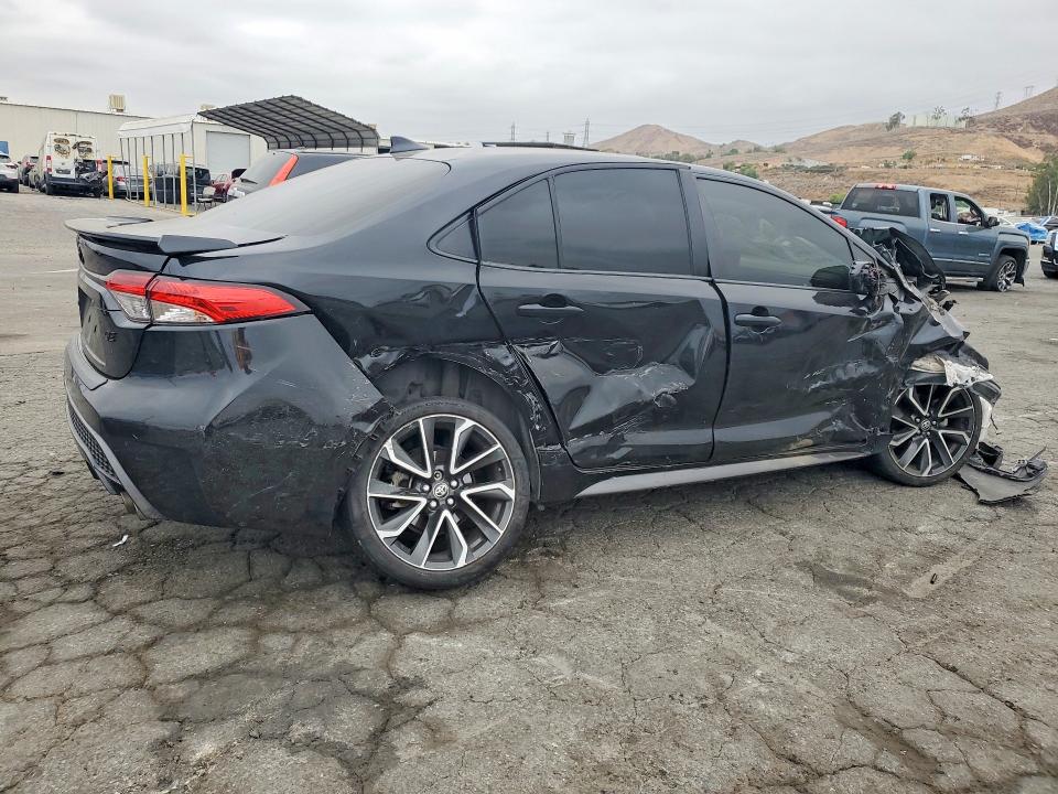 2022 Toyota Corolla VIN JTDP4MCE4NJ095052 COPART salvage auction — ALL OVER, CA - SALVAGE CERTIFICATE, sold $2,950 on 2026-07-30 (photo 3)