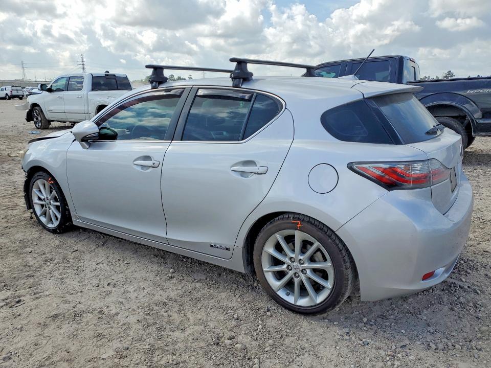 2012 Lexus Ct VIN JTHKD5BH8C2068647 COPART salvage auction — FRONT END, TX - SALVAGE VEHICLE TITLE, sold $2,150 on 2026-07-10 (photo 2)