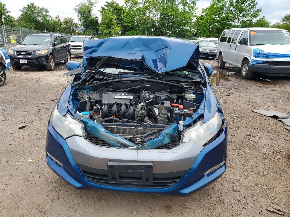 2011 Honda Insight VIN JHMZE2H55BS004717 COPART salvage auction — FRONT END, Pa - Certificate Of Salvage, sold $225 on 2026-07-13 (photo 5)