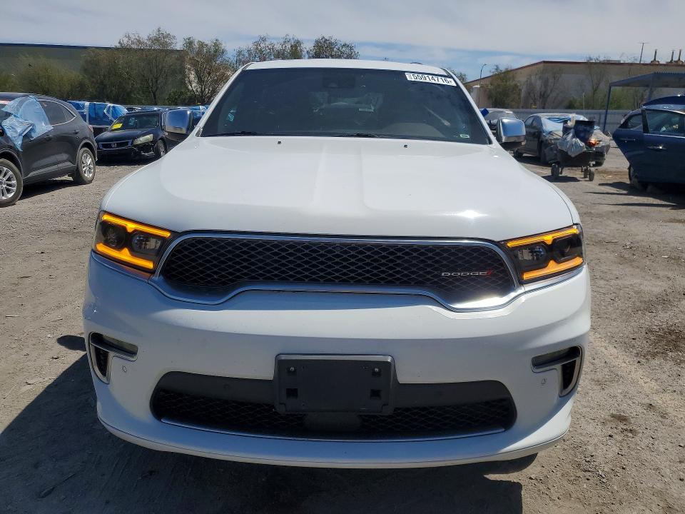 2022 Dodge Durango VIN 1C4SDJET5NC219032 COPART salvage auction — REAR END, Nv - Salvage Title, sold $15,900 on 2026-07-30 (photo 5)