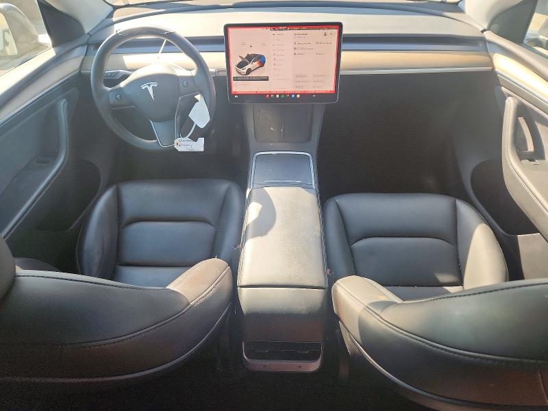 2023 Tesla Model y VIN 7SAYGDEE9PA034654 COPART salvage auction — SIDE, MD - CERT OF SALVAGE < 75% DAMAGE, sold $11,600 on 2026-07-07 (photo 8)