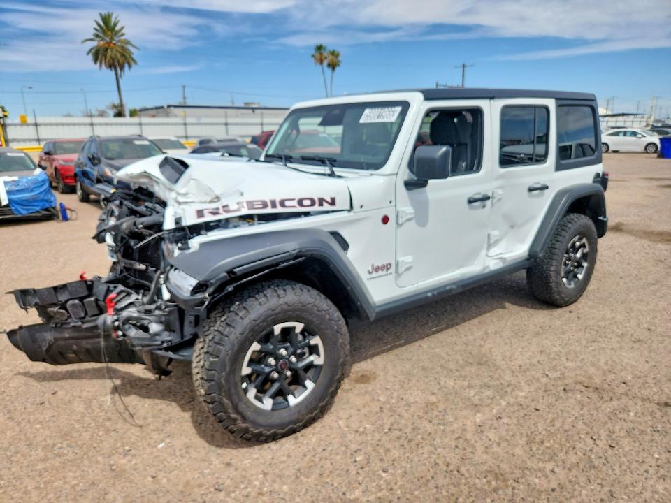 2026 Jeep Wrangler / VIN 1C4PJXFG5TW236041 COPART salvage auction — FRONT END, AZ - CERTIFICATE OF TITLE (P), sold $7,500 on 2026-07-20 (photo 1)