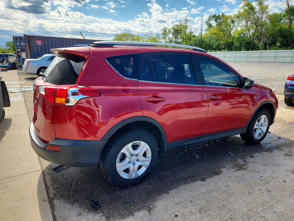 2014 Toyota Rav 4 VIN JTMZFREV0EJ011189 COPART salvage auction — HAIL, Wi - Junked Vehicle Bill Of Sale, sold $2,950 on 2026-07-06 (photo 3)