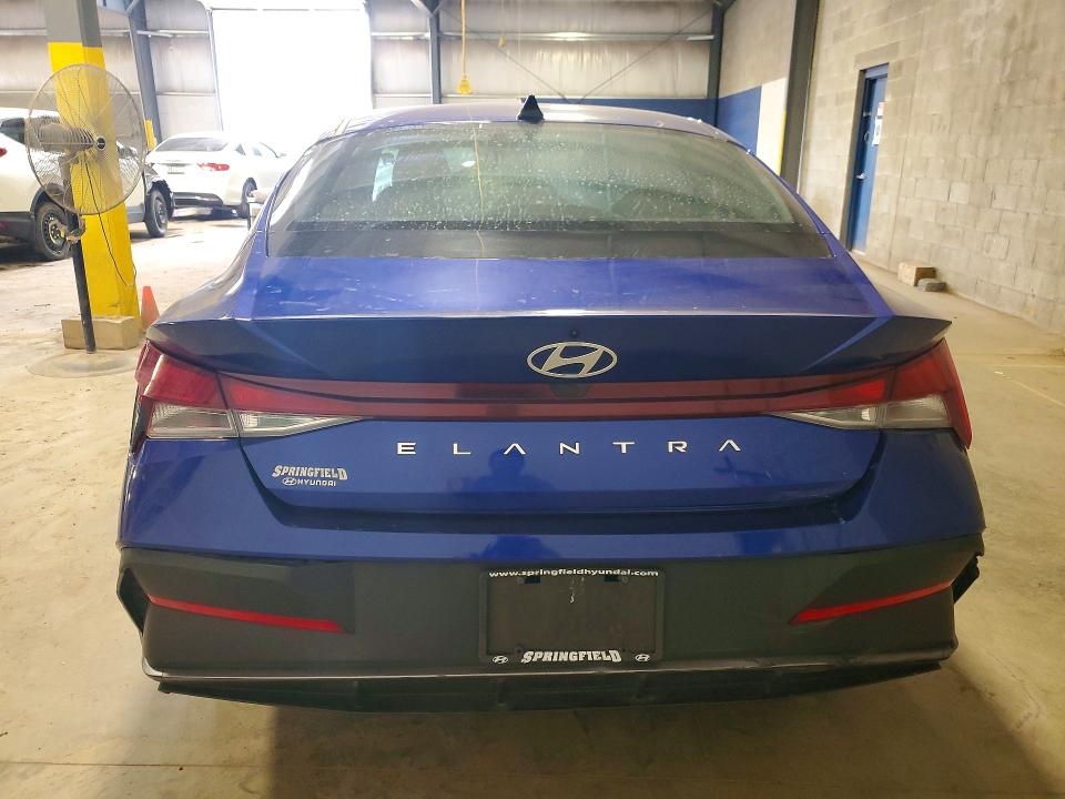2024 Hyundai Elantra VIN KMHLM4DG2RU813759 COPART salvage auction — FRONT END, Pa - Certificate Of Salvage, sold $4,300 on 2026-07-29 (photo 6)