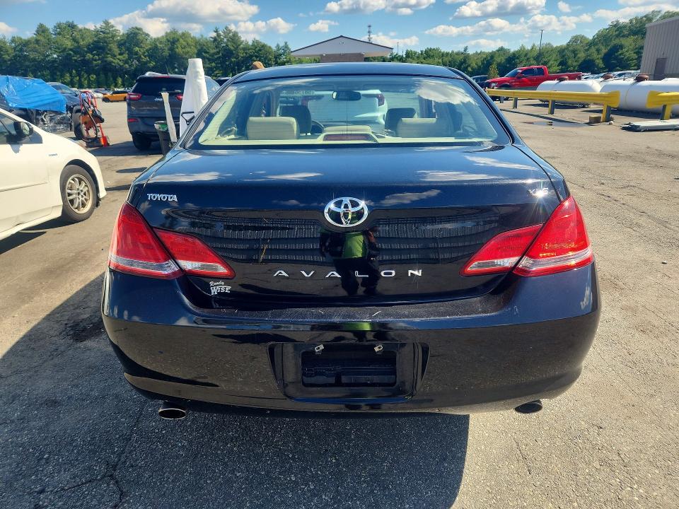 2006 Toyota Avalon VIN 4T1BK36B16U074523 COPART salvage auction — MINOR DENT/SCRATCHES, RI - CERTIFICATE OF TITLE (P), sold $575 on 2026-07-02 (photo 6)
