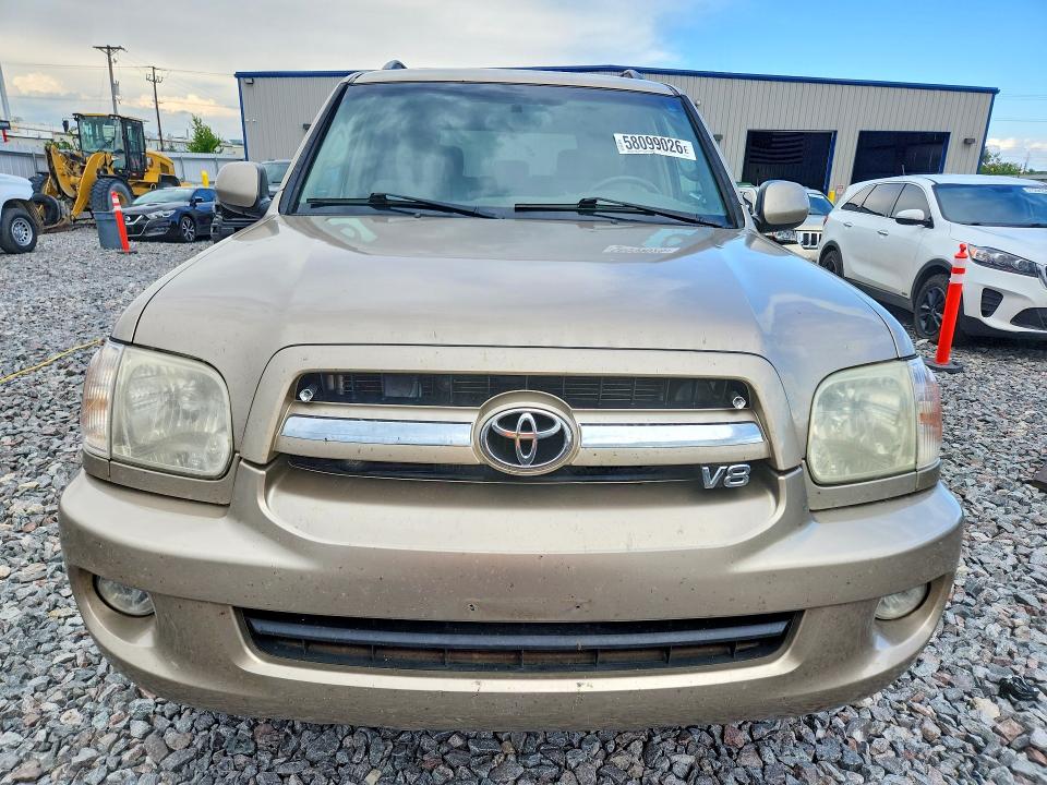 2006 Toyota Sequoia VIN 5TDBT48A16S274835 COPART salvage auction — HAIL, Wi - Junked Vehicle Bill Of Sale, sold $1,250 on 2026-07-06 (photo 5)