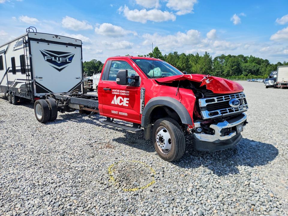 2024 Ford F550 VIN 1FDUF5GNXRDA22877 COPART salvage auction — FRONT END, Ga - Cert Of Title-Salvage, sold $10,200 on 2026-07-28 (photo 4)