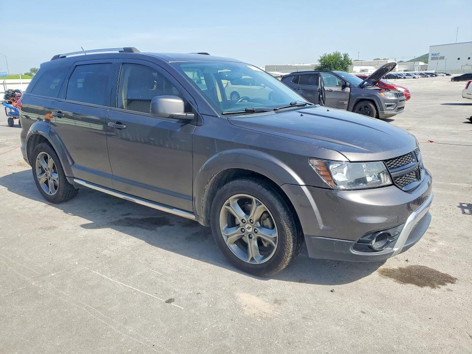 2018 Dodge Journey VIN 3C4PDDGG9JT197204 COPART salvage auction — HAIL, Ok - Cert Of Title-Salvage, sold $2,550 on 2026-07-31 (photo 4)