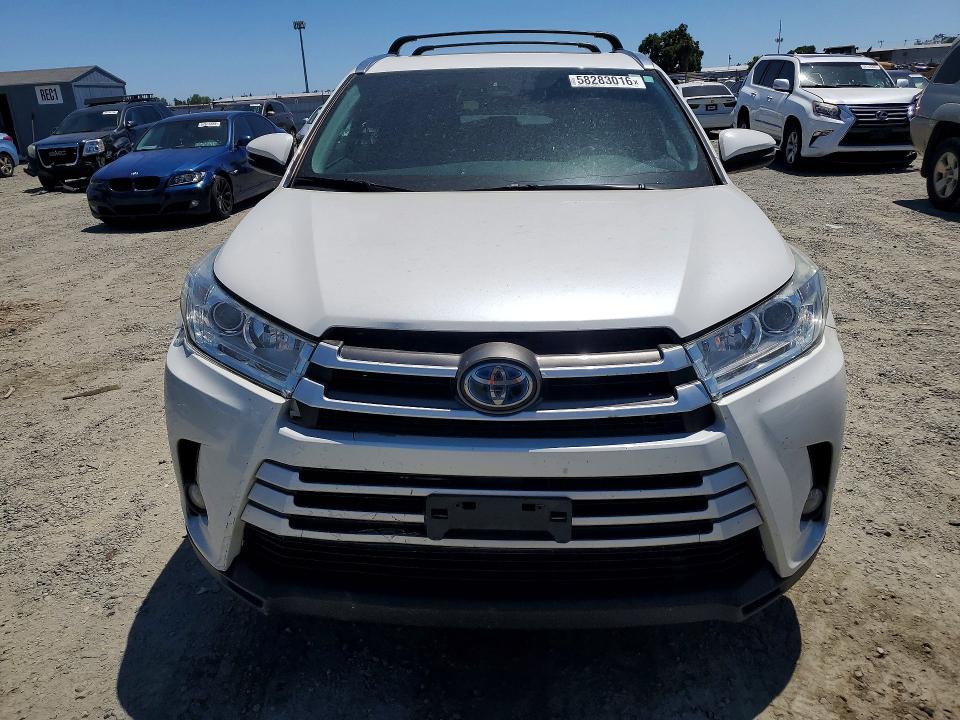 2019 Toyota Highlander hybrid VIN 5TDJGRFH1KS078563 COPART salvage auction — REAR END, CA - SALVAGE CERTIFICATE, sold $8,300 on 2026-07-16 (photo 5)
