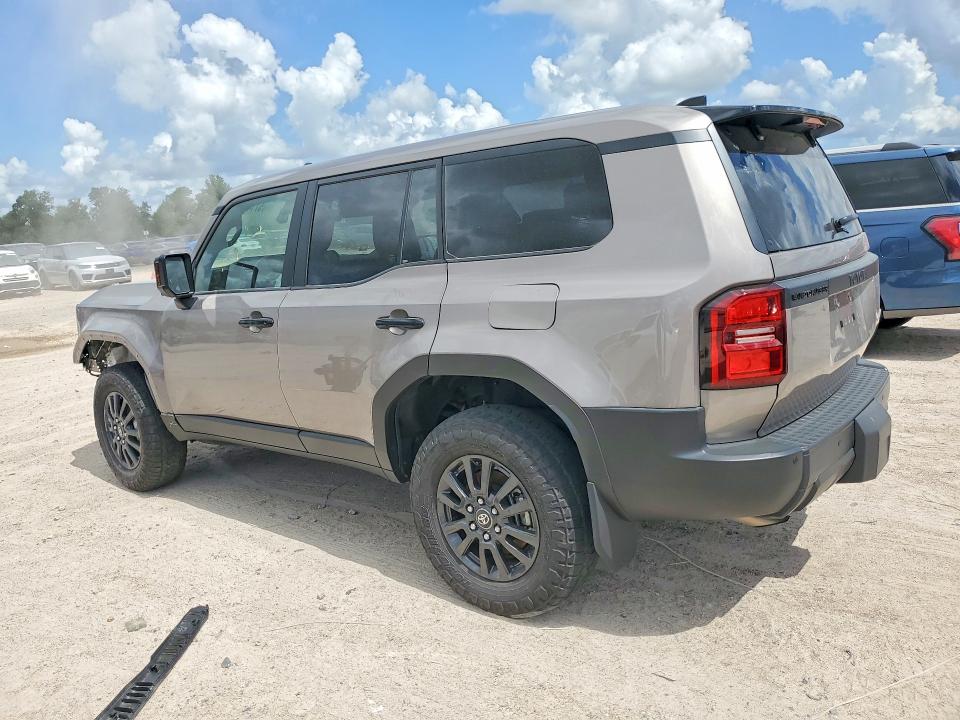 2025 Toyota Land cruiser VIN JTEABFAJ8SK023361 COPART salvage auction — FRONT END, Nc - Salvage Certificate Of Title, sold $28,500 on 2026-07-28 (photo 2)