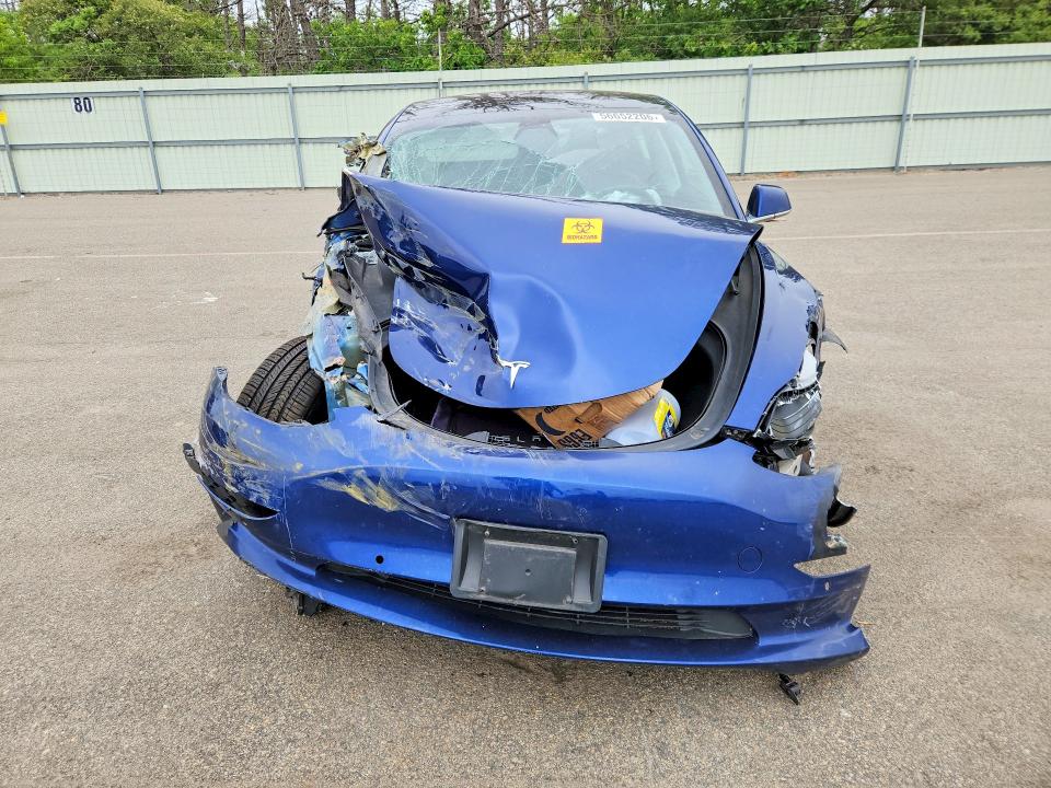 2020 Tesla Model 3 VIN 5YJ3E1EB1LF617640 COPART salvage auction — FRONT END, Ny - Mv-907A Salvage Certificate, sold $2,400 on 2026-07-20 (photo 5)