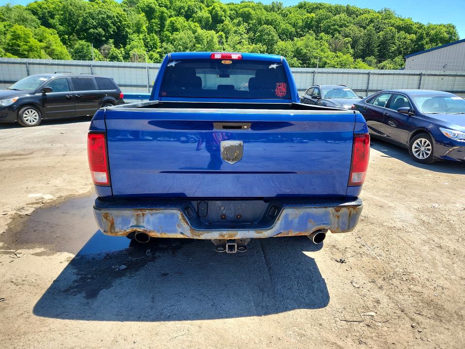 2017 Ram VIN 3C6RR7KT9HG746801 COPART salvage auction — ENGINE BURN, Pa - Certificate Of Salvage, sold $1,250 on 2026-07-02 (photo 6)