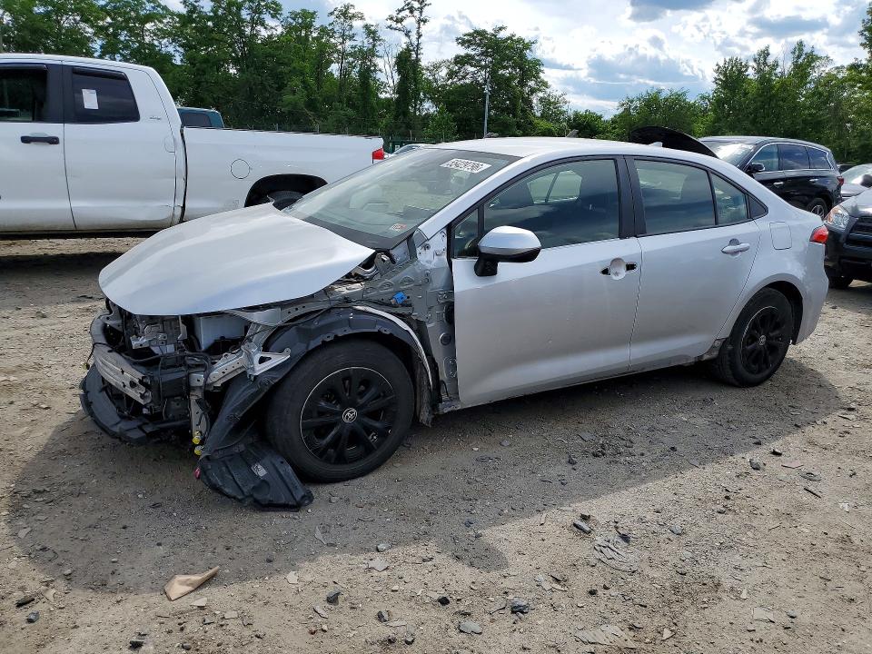 2022 Toyota Corolla VIN JTDEAMDEXNJ043553 COPART salvage auction — FRONT END, Md - Cert Of Salvage > 75% Damage, sold $5,600 on 2026-07-28 (photo 1)