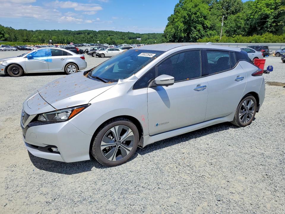2019 Nissan Leaf VIN 1N4AZ1CP3KC307694 COPART salvage auction — FRONT END, Nc - Salvage Certificate Of Title, sold $650 on 2026-07-09 (photo 1)