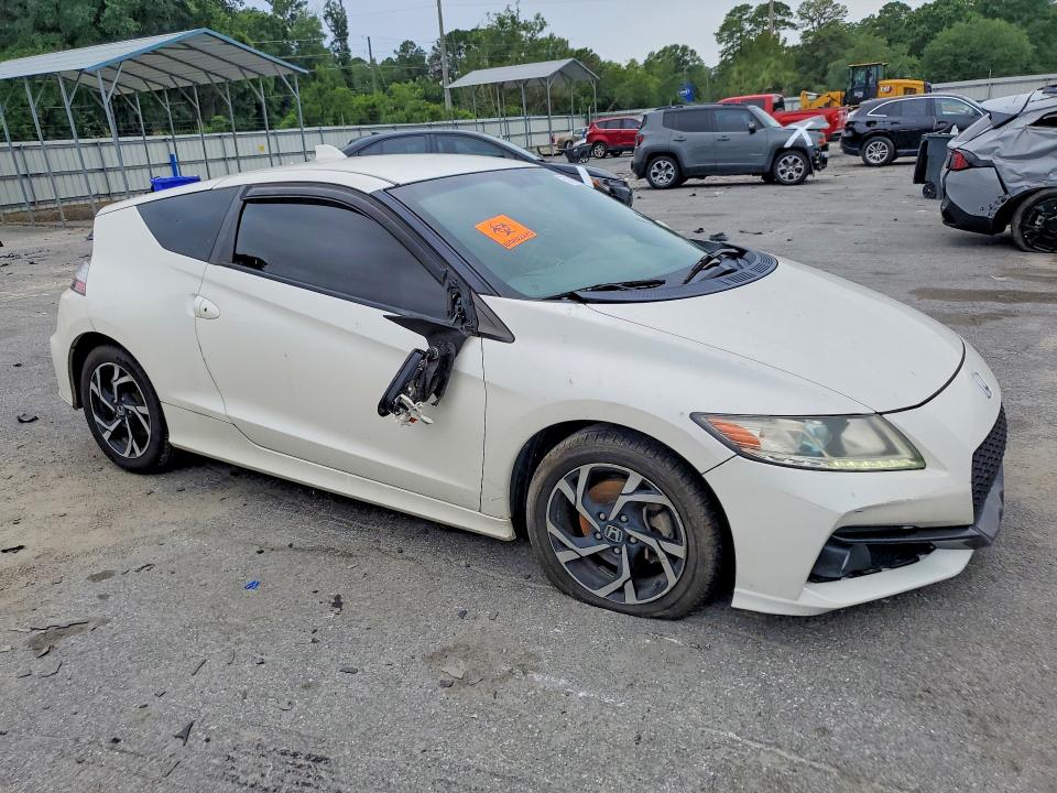 2016 Honda Cr-z VIN JHMZF1D61GS000841 COPART salvage auction — SIDE, Ga - Cert Of Title-Salvage, sold $350 on 2026-07-27 (photo 4)