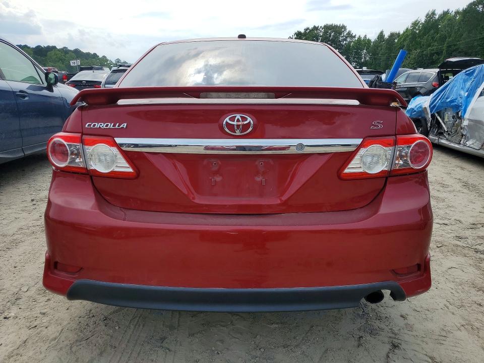 2012 Toyota Corolla VIN 5YFBU4EE8CP005725 COPART salvage auction — REAR END, Mo - Certificate Of Title, sold $1,800 on 2026-07-07 (photo 6)