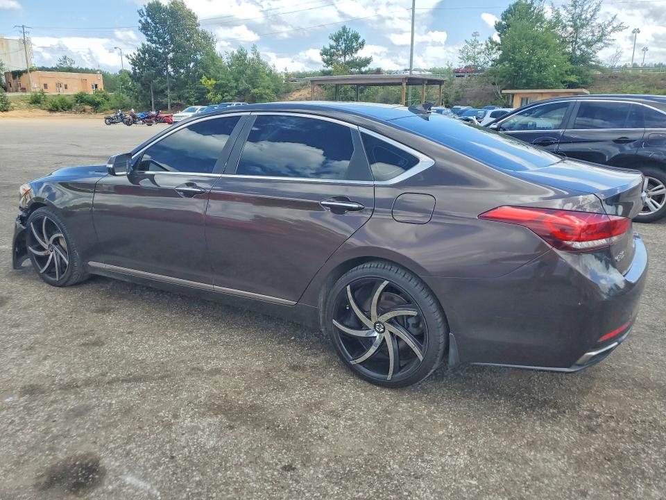 2015 Hyundai Genesis VIN KMHGN4JE5FU089188 COPART salvage auction — FRONT END, Sc - Certificate Of Title, sold $1,600 on 2026-07-31 (photo 2)