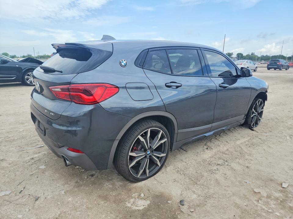2018 BMW X2 VIN WBXYJ3C34JEJ75754 COPART salvage auction — FRONT END, Fl - Cert Of Title Slvg Rebuildable, sold $5,400 on 2026-07-07 (photo 3)