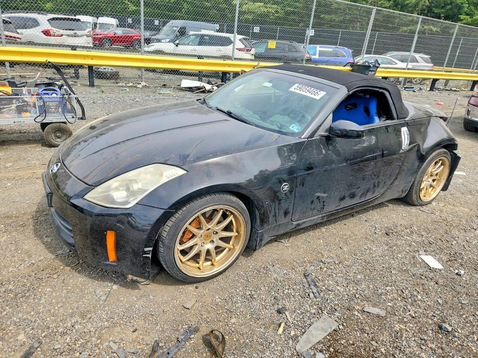 2006 Nissan 350z VIN JN1AZ36A56M453238 COPART salvage auction — REAR END, Md - Cert Of Salvage > 75% Damage, sold $550 on 2026-07-21 (photo 1)