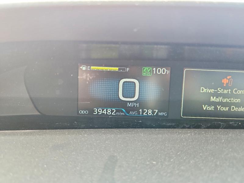 2021 Toyota Prius VIN JTDKAMFP5M3192618 COPART salvage auction — FRONT END, Nm - Cert Of Title-Salvage, sold $5,200 on 2026-07-30 (photo 9)