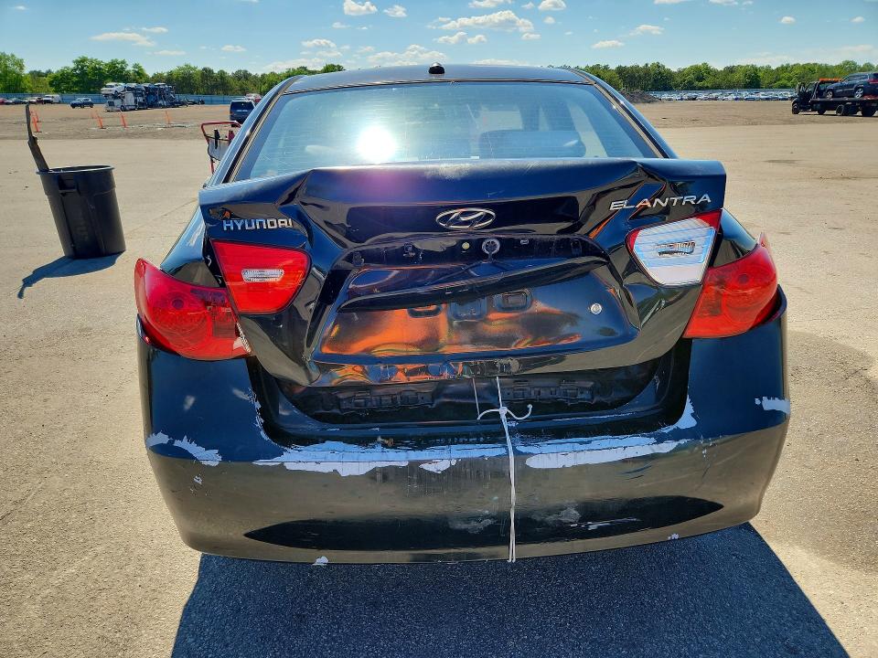 2008 Hyundai Elantra VIN KMHDU46D88U492431 COPART salvage auction — REAR END, Ny - Mv-907A Salvage Certificate, sold $550 on 2026-07-20 (photo 6)