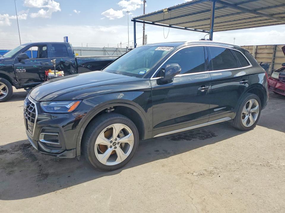 2021 Audi VIN WA1BAAFY0M2129627 COPART salvage auction — FRONT END, Tx - Salvage Vehicle Title, sold $12,100 on 2026-08-07 (photo 1)