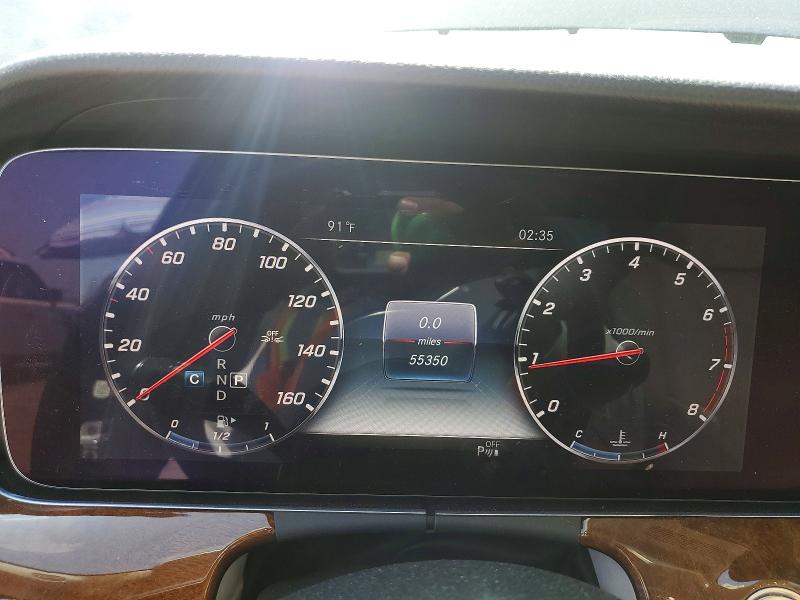 2020 Mercedes-benz E-klasse VIN W1KZF8DB7LA834450 COPART salvage auction — FRONT END, CA - SALVAGE CERTIFICATE, sold $13,600 on 2026-07-31 (photo 9)