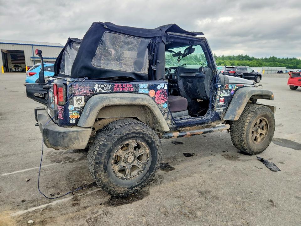 2013 Jeep Wrangler / VIN 1C4AJWAG4DL546028 COPART salvage auction — ROLLOVER, Me - Cert Of Title-Salvage Collisio, sold $1,550 on 2026-07-10 (photo 3)