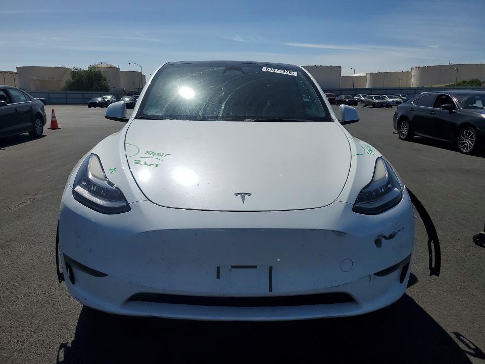 2022 Tesla VIN 7SAYGDEE4NF434864 COPART salvage auction — FRONT END, Ca - Salvage Certificate, sold $9,700 on 2026-07-15 (photo 5)