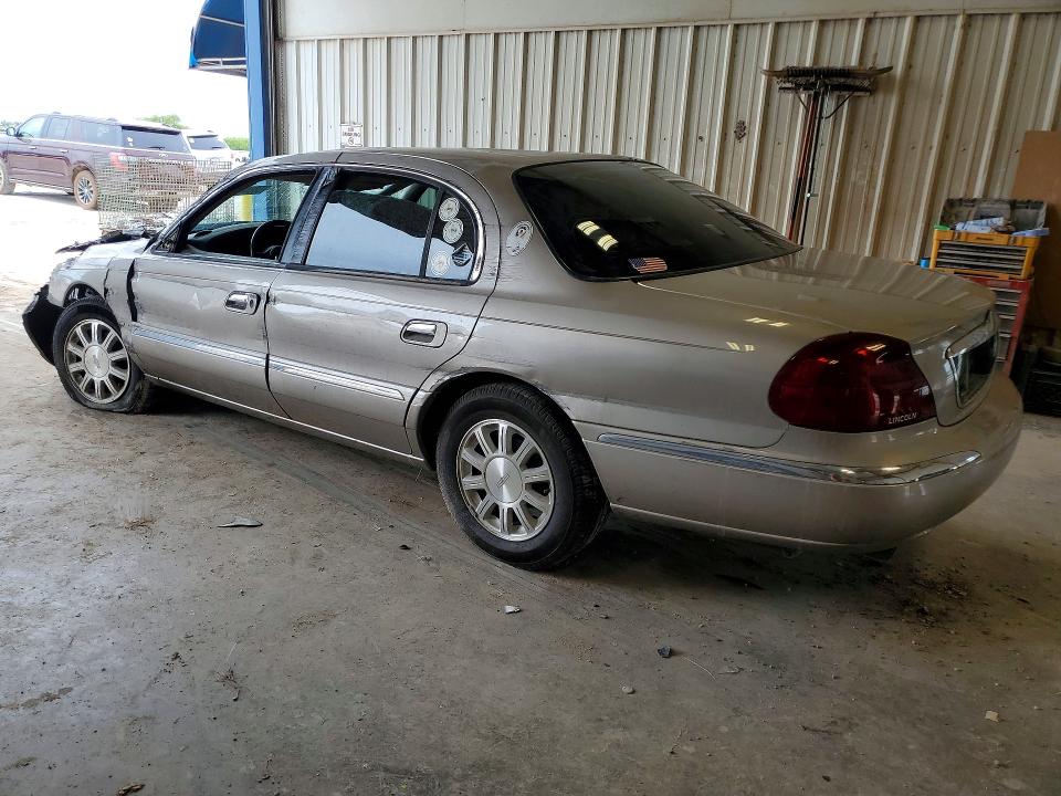 2001 Lincoln Continental VIN 1LNHM97V01Y720555 COPART salvage auction — FRONT END, TX - SALVAGE VEHICLE TITLE, sold $275 on 2026-07-17 (photo 2)