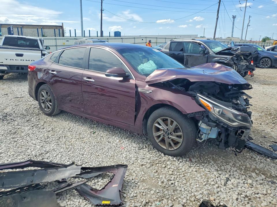 2020 Kia Optima VIN 5XXGT4L35LG382712 COPART salvage auction — FRONT END, Oh - Cert Of Title-Salvage, sold $875 on 2026-07-07 (photo 4)