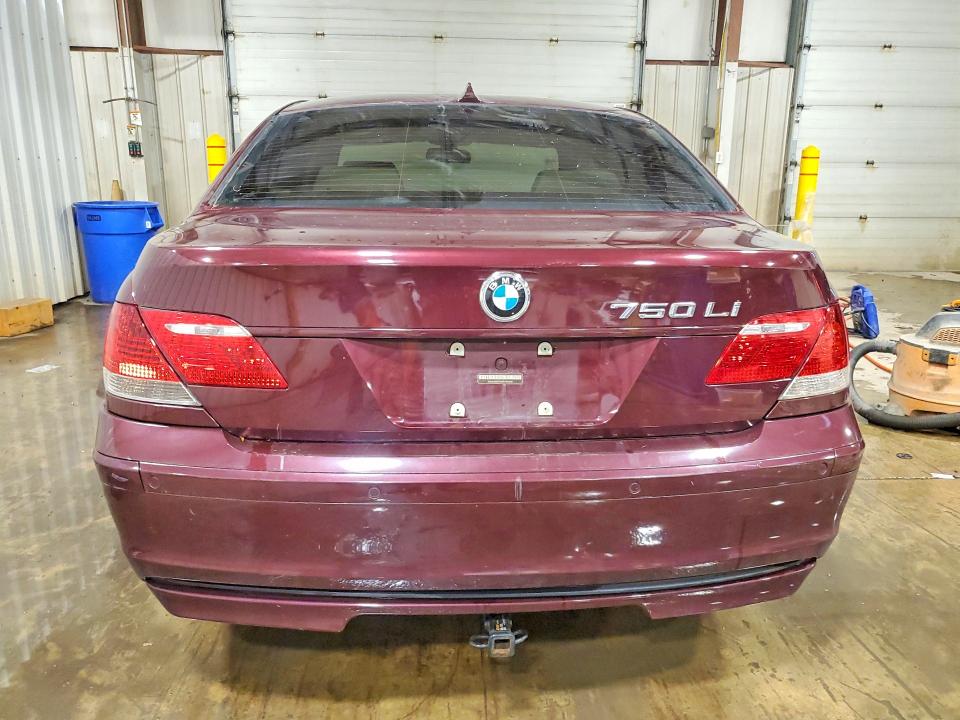 2008 BMW 7er VIN WBAHN83598DT85408 COPART salvage auction — SIDE, Pa - Certificate Of Salvage, sold $350 on 2026-07-17 (photo 6)